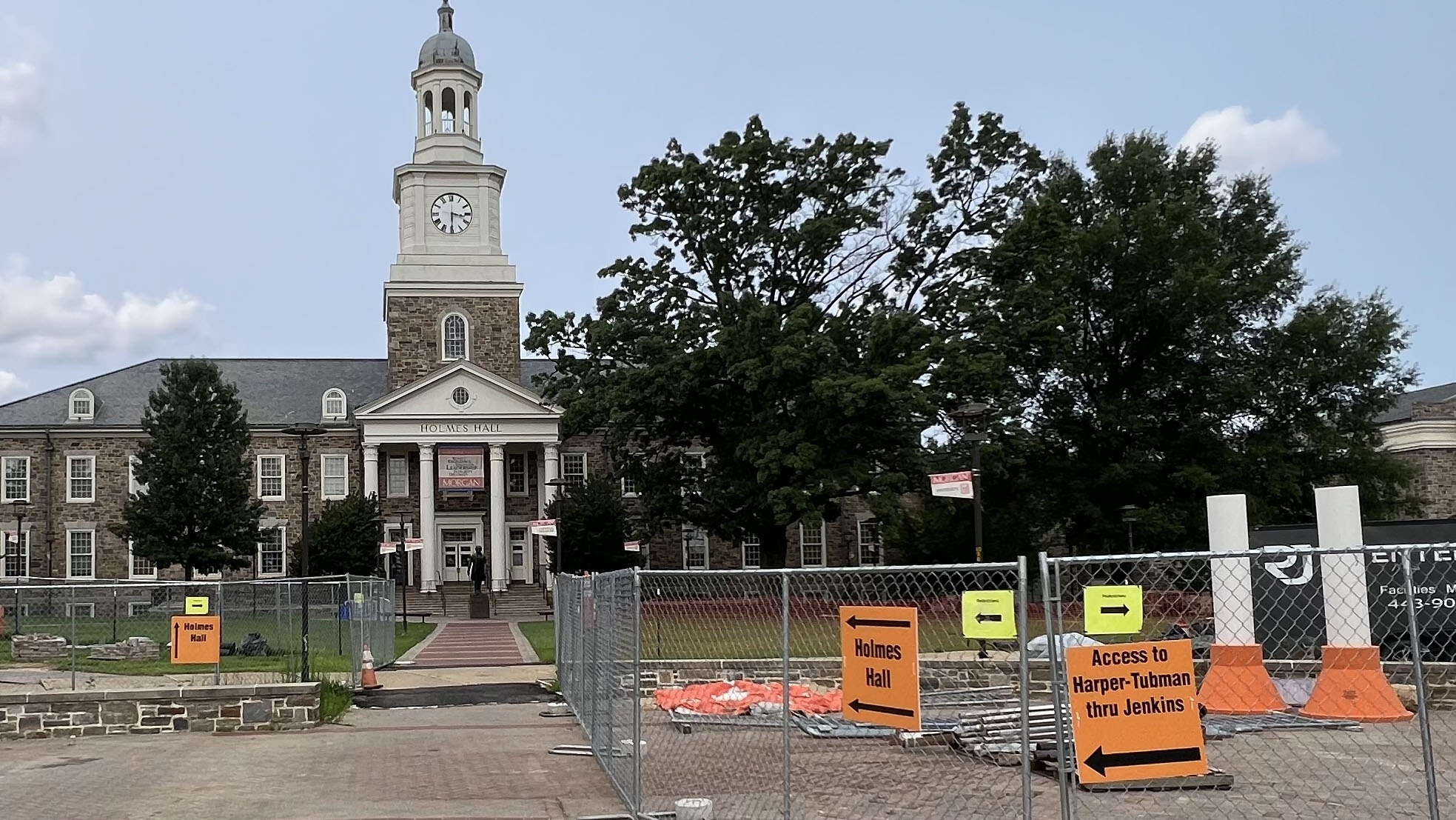 Academic Quad under construction