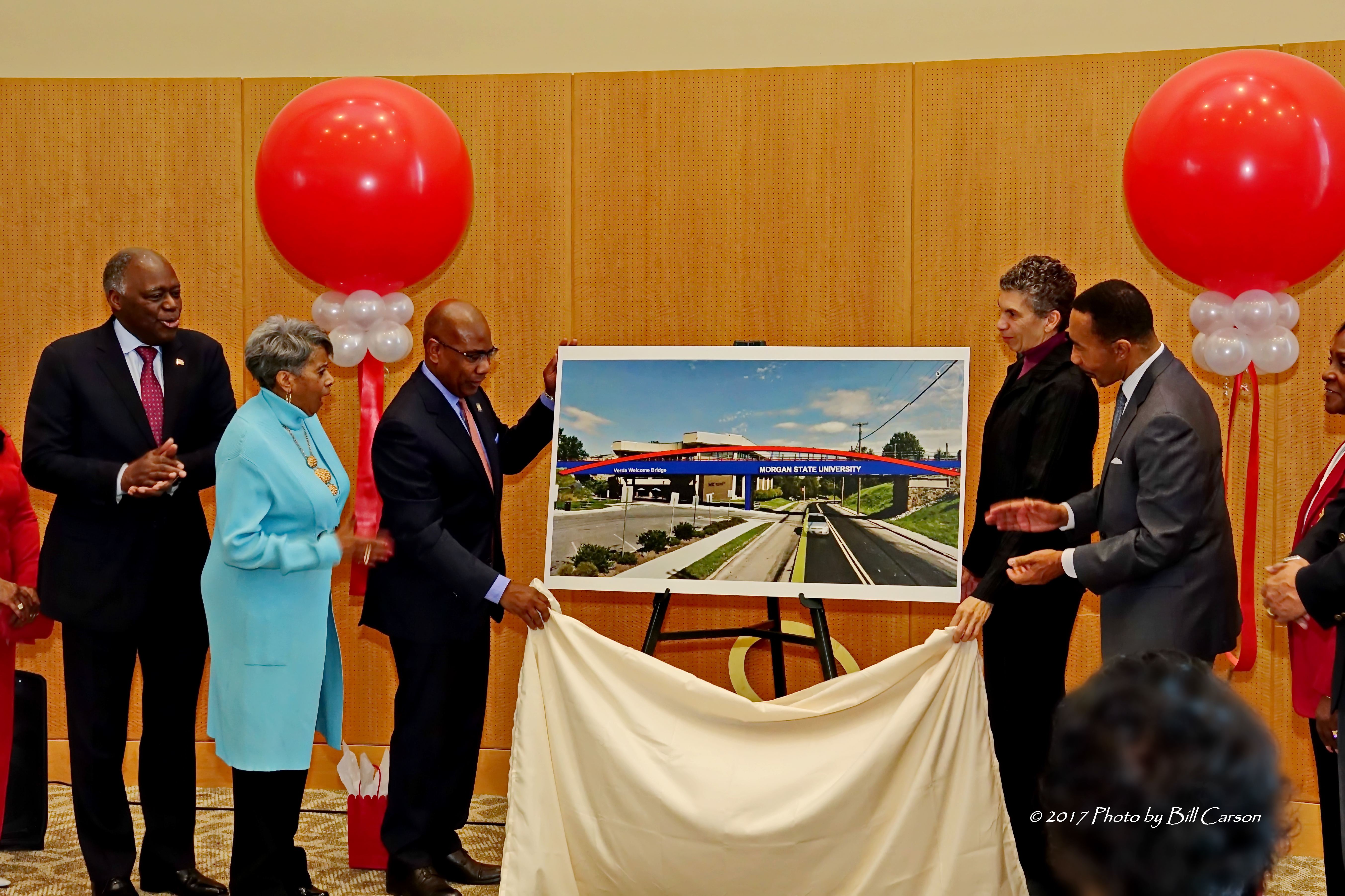 unveiling of the verda welcome bridge