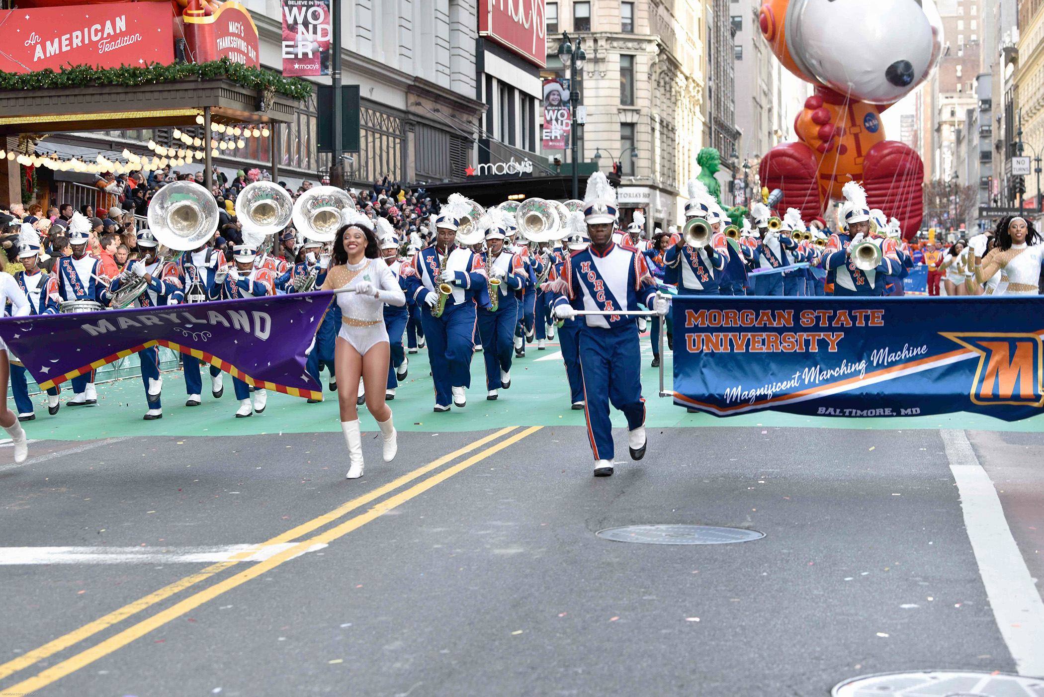 Morgan Marching Band Lights Up Macy Thanksgiving Day Parade