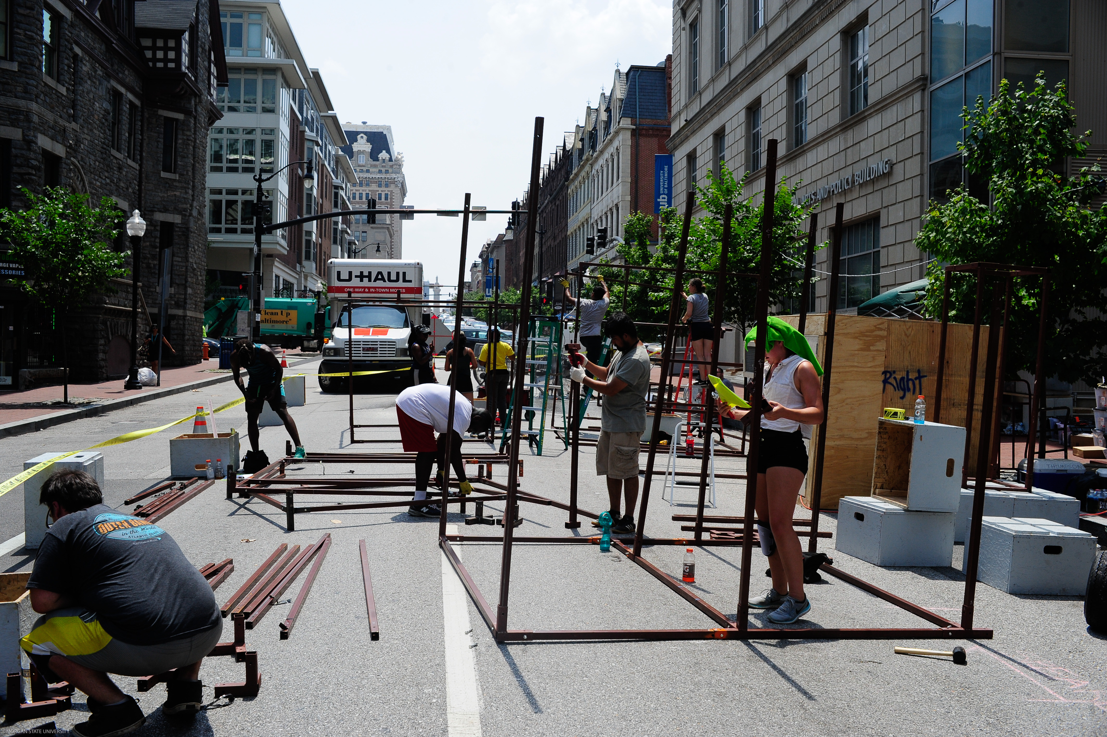 architecture students at Annual Artscape