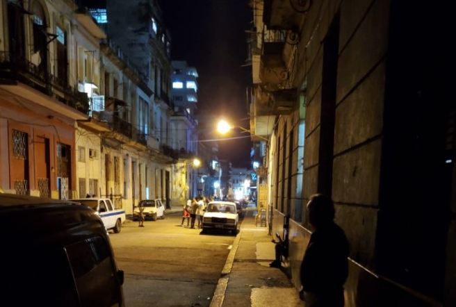 Street outside Gloria Rolando apartment.