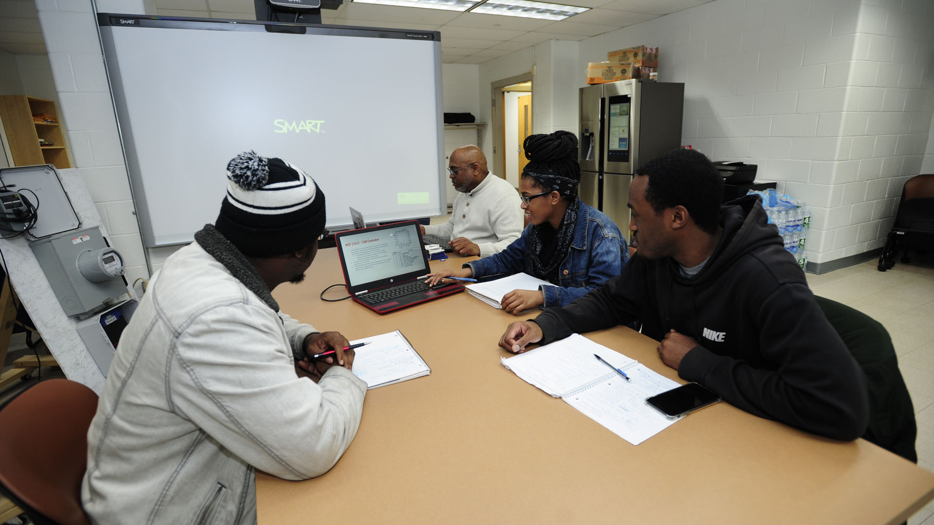 Kevin Kornegay with research students