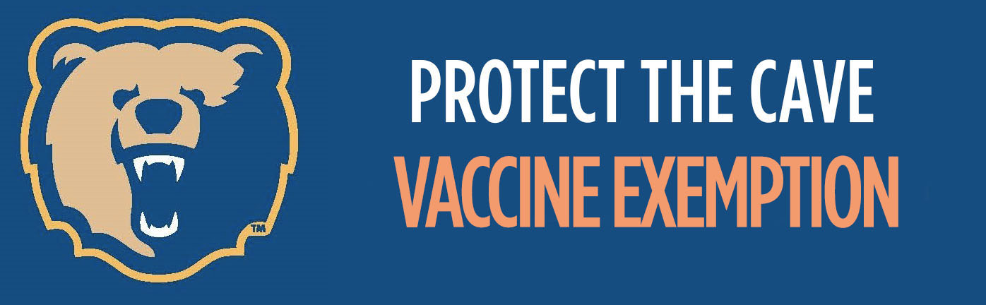 protect the cave vaccine banner